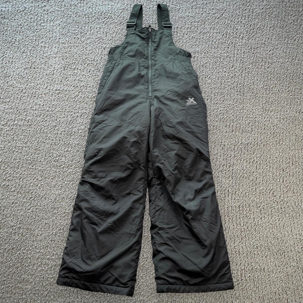 ZeroXposur Kids Black Insulated Snow Bib Overalls Size M 10/12 S57211